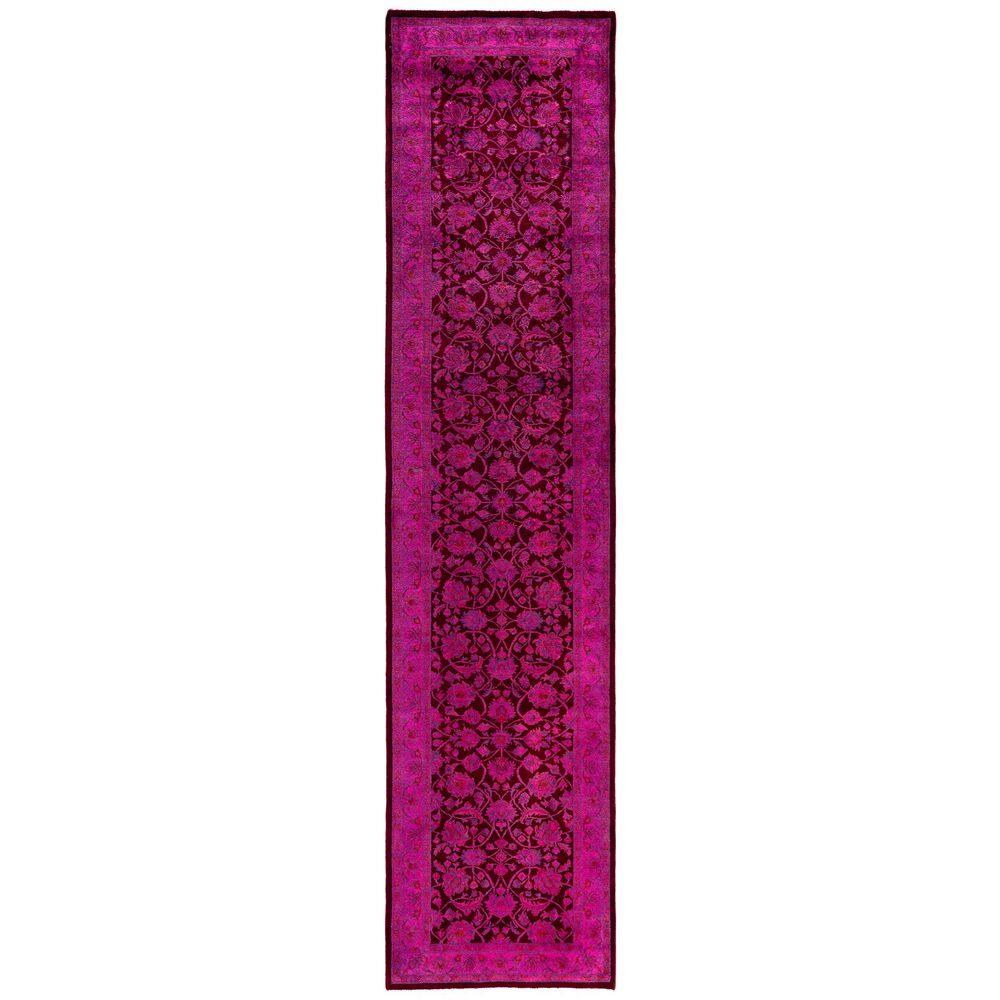 Overdyed Pink 3 ft. x 11 ft. Solid Wool Indoor Runner Rug price history on PriceWatchPro