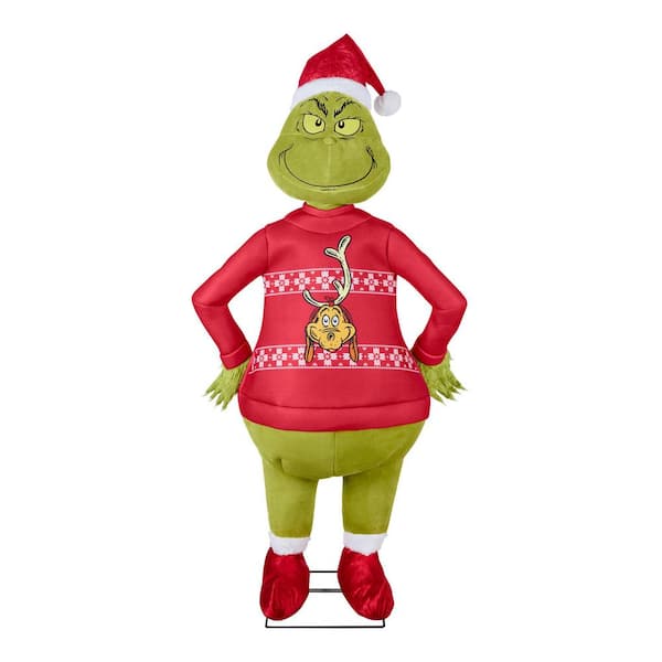 Grinch 6 ft. Animated Grinch in Max Ugly Sweater 23GM83176 - The