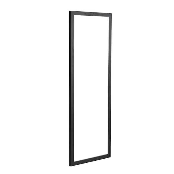 Unbranded 16 in. W x 44 in. H Rectangular Wood Framed Wall Mount Modern Decor Bathroom Vanity Mirror