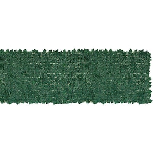 48 in. H x 12 ft. W Green Artificial Ivy Hedges Panel Privacy Fence Screen for Outdoor Indoor Decor Balcony