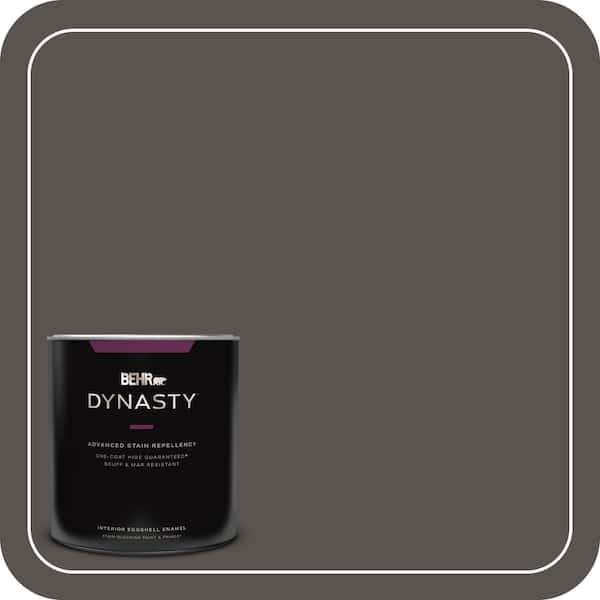 BEHR DYNASTY 1 qt. #BXC-23 Catskill Brown Eggshell Enamel Interior Stain-Blocking Paint and Primer
