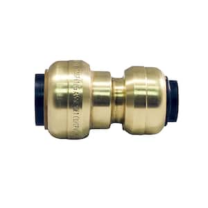 1/2 in. Brass Push-To-Connect x 3/8 in. Reducer Coupling