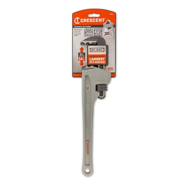 Crescent 14 in. Aluminum K9 Jaw Pipe Wrench CAPW14 - The Home Depot