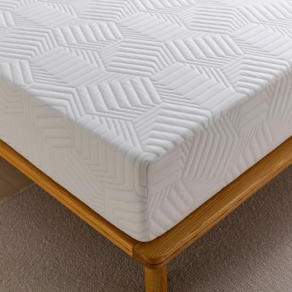 WONDER COMFORT 10 in. Medium Firm Memory Foam Tight Top Queen Mattress with  Jacquard Cover TN-EBLUE-10QN - The Home Depot