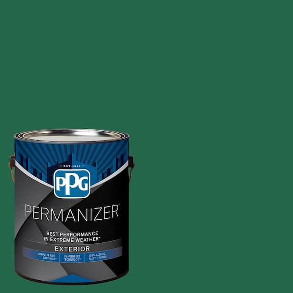 PERMANIZER 1 gal. PPG1132-7 Brunswick Flat Exterior Paint