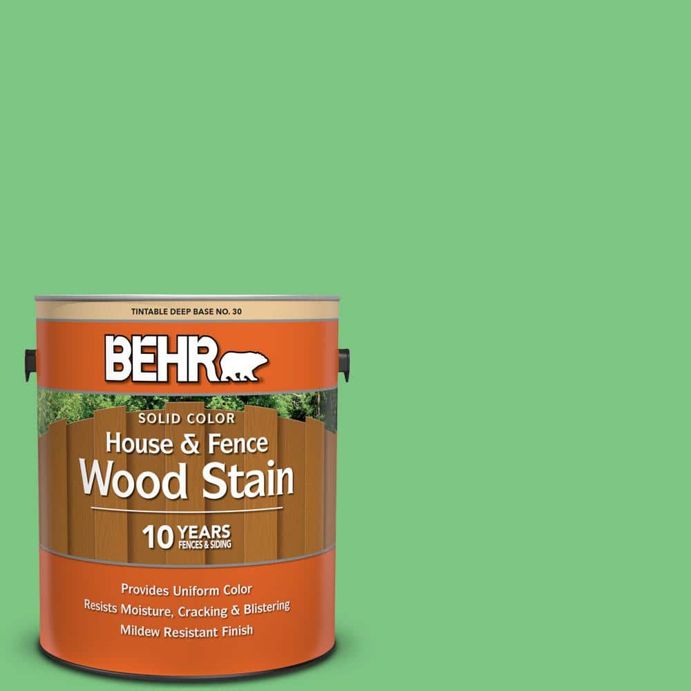 1 gal. #P390-5 Garden Stroll Solid Color House and Fence Exterior Wood Stai