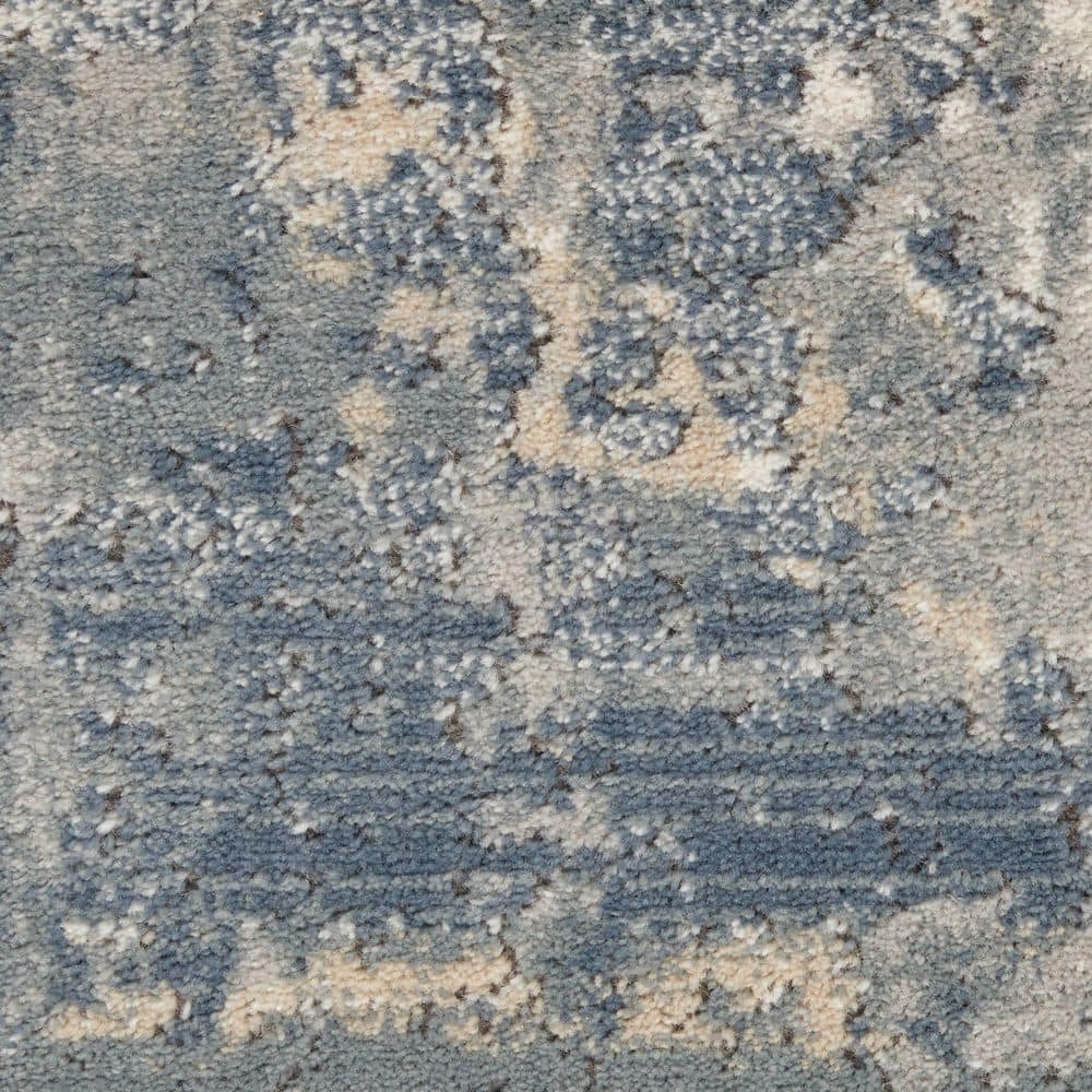 Handmade Mineral-Inspired Beige and Grey Synthetic Area Rug
