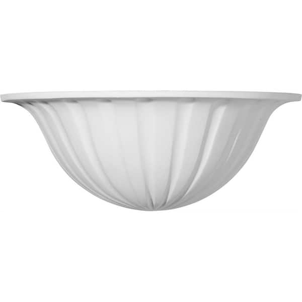 Ekena Millwork 12-3/4 in. x 6-1/4 in. x 4-7/8 in. Traditional Wall Sconce