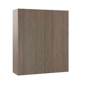 Designer Series Edgeley Assembled 36x42x12 in. Wall Kitchen Cabinet in Driftwood