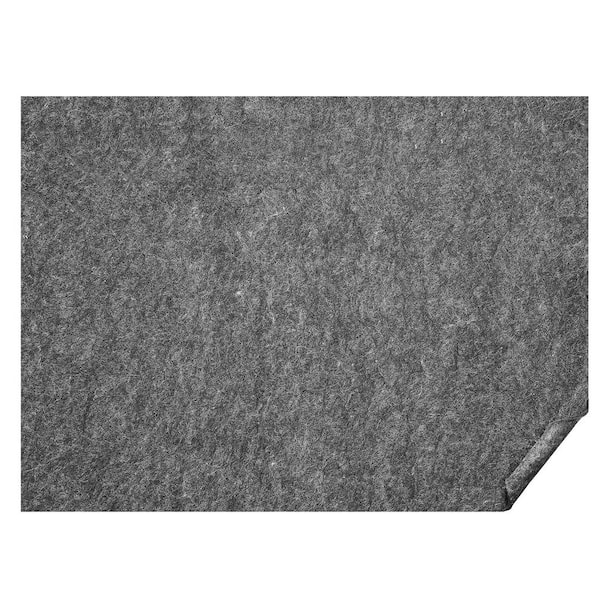 Rug Pad Without Slip Resistance, 96.06 x 120.47in. Protective Cushioning Carpet Pad,0.24in. Thick-Dual Surface Felt,Gray