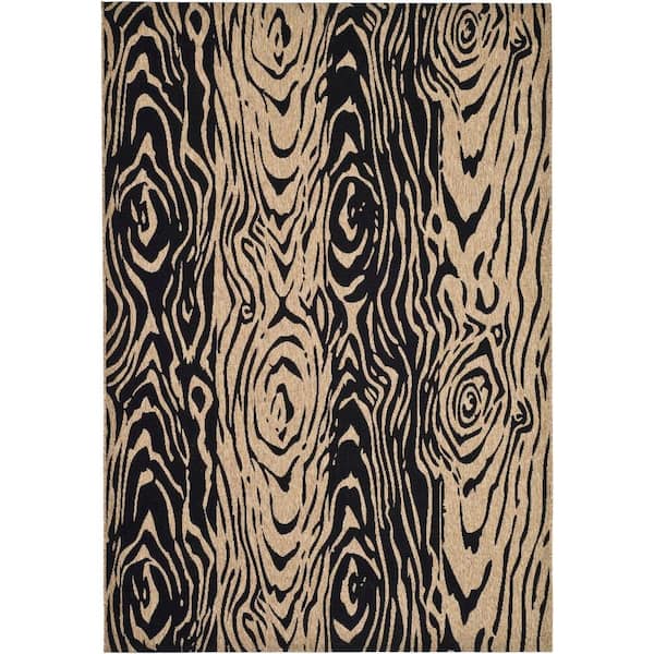 Download Martha Stewart Living Layered Faux Bois Coffee Black 7 Ft X 10 Ft Area Rug Msr4126h 6 The Home Depot