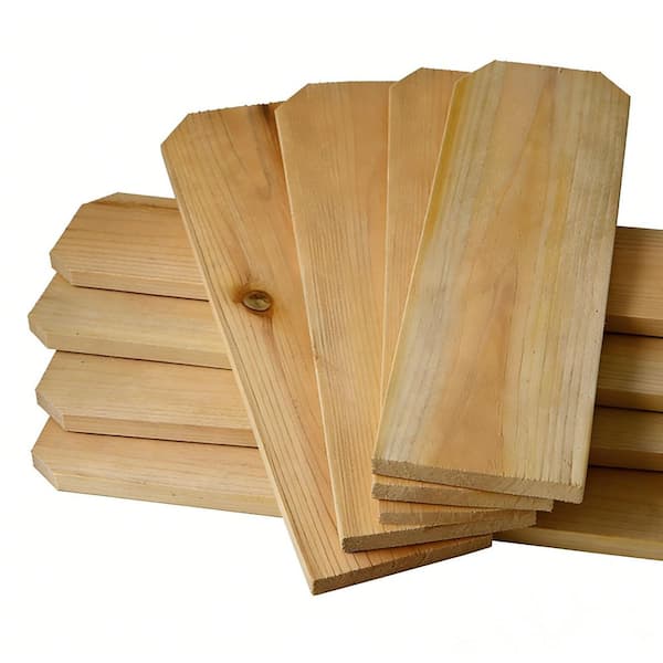9/16 in. x 5-1/2 in. x 6 ft. Fir Dog Ear Wood Fence Picket (12-Pack)