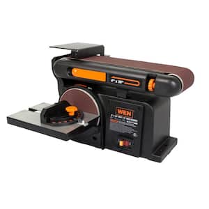 4.3 Amp Corded 4 in. x 36 in. Belt and 6 in. Disc Sander with Cast Iron Base