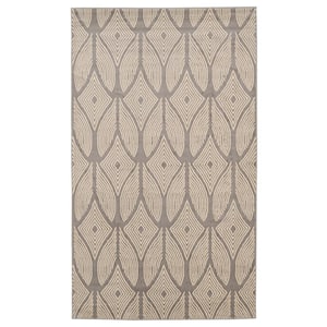 Kobe Henley Light Grey and Bone 4 ft. 3 in. x 7 ft. 3 in. Area rug