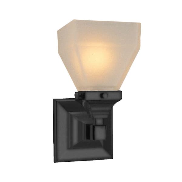 American Standard Town Square Wall Sconce in Blackened Bronze-DISCONTINUED