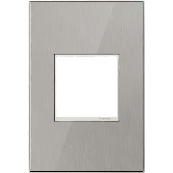 Legrand Adorne 1 Gang Decorator/Rocker Wall Plate, Mirror Brushed ...