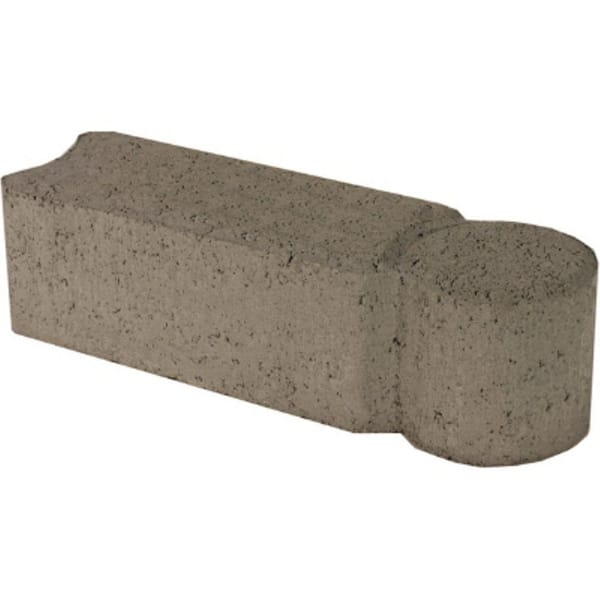 Oldcastle Perfect Edge 12 in. x 3.5 in. x 3.25 in. Gray Concrete Edger