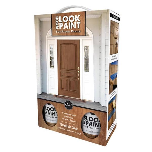 Wood Look Paint 16 oz. English Oak Front Door Kit