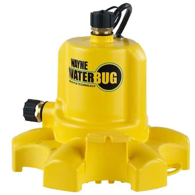 0.16 hp. WaterBUG Submersible Utility Pump with Multi-Flo Technology