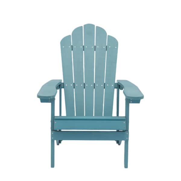 Unbranded Blue-1 Reclining Plastic Adirondack Chair
