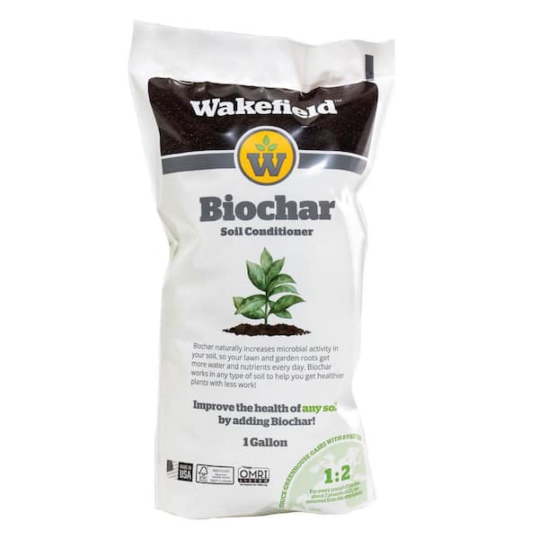 WAKEFIELD BioChar Premium Soil Amendment - 1 Gallon Bag