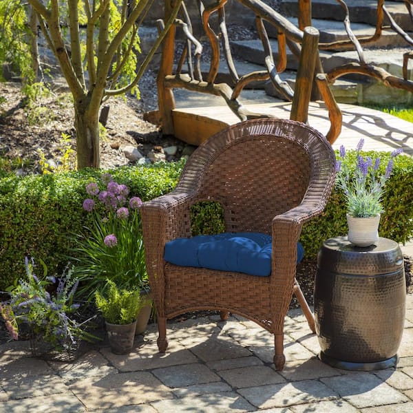 Cobalt blue shop patio cushions