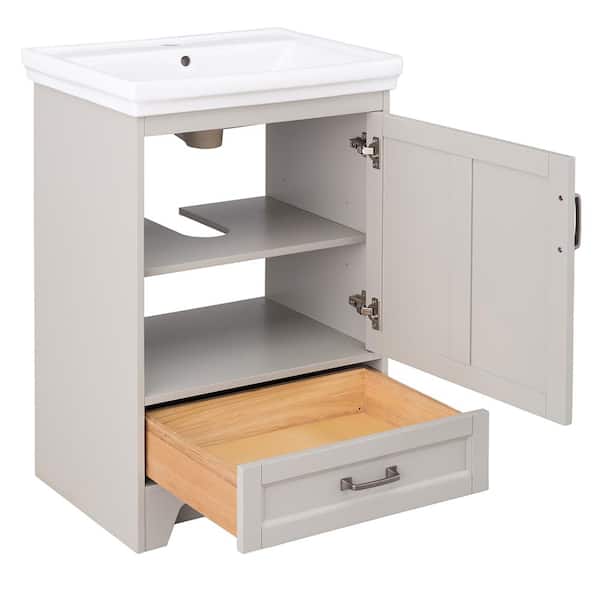 Home Decorators Collection Evie 24 in. Single Sink Gray Bath Home Decorators Collection Evie 24 in. Single Sink Gray Bath