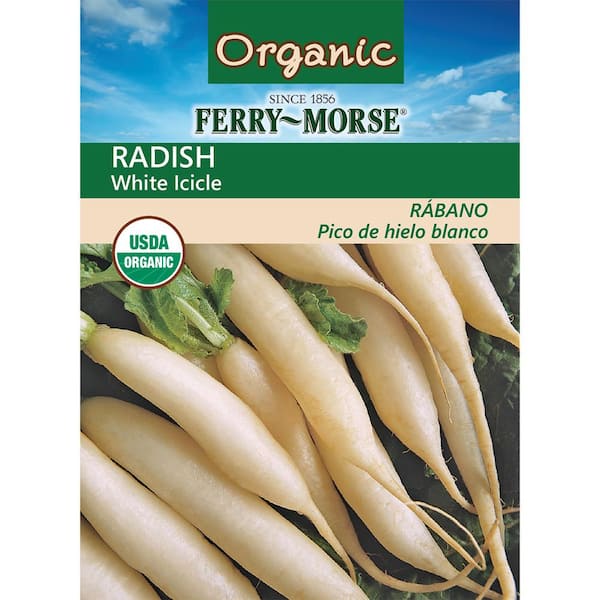 Ferry-Morse Organic Radish Icicle Short Top Seed