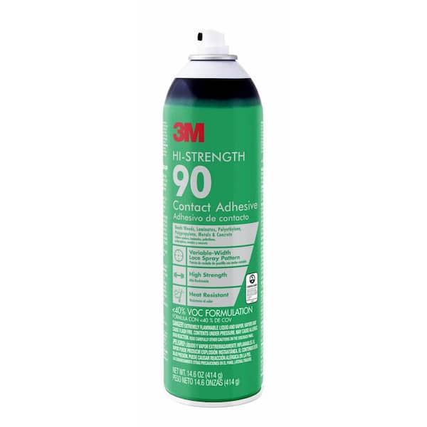 3M 14.6 oz. Hi-Strength 90 Low VOC Spray Adhesive 90-VOC40DSC The Home  Depot