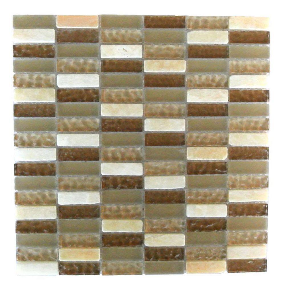 Classic Design Multifinish Ivory & Cream 12 in. x 12 in. Rectangle Mosaic Glass & Stone Wall & Pool (1 Sq. Ft./Piece) price history on PriceWatchPro