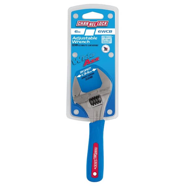 CODE BLUE 6 in. Adjustable Wrench 6WCB - The Home Depot