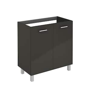 Logic 31.5 in. W x 18.0 in. D x 32.5 in. H Bath Vanity Cabinet Only in Anthracite