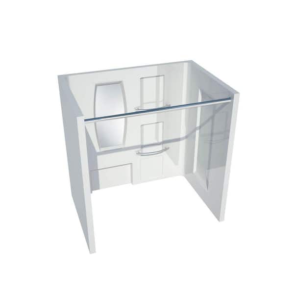 Universal Tubs 30 in. x 40 in. x 43 in. 3Piece DirecttoStud Alcove