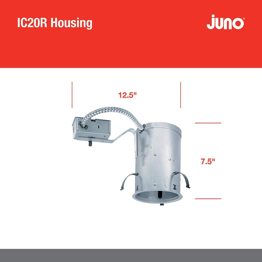 Juno 5" Aluminum Indoor/Outdoor LED Remodel Housing