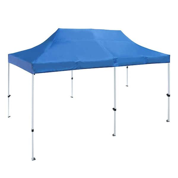 ALEKO 10 ft. x 20 ft. Blue Canopy Tent