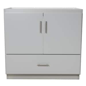 Slab 36 in. W x 21 in. D x 34.5 in. H Bath Vanity Cabinet without Top in Dewy Morning