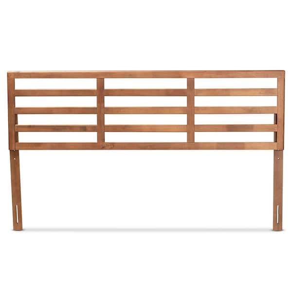 Baxton Studio Akemi Brown King Headboard