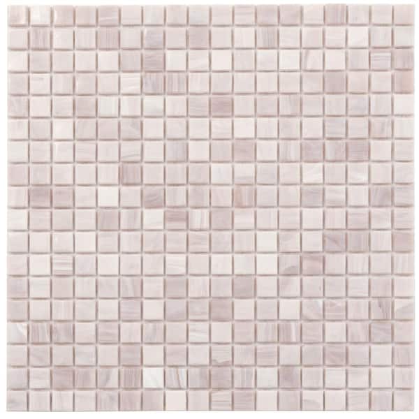 Apollo Tile Skosh 4 in. x 6 in. Glossy Thistle Glass Mosaic Uniform square Wall and Floor Sample Tile (0.13 sq. ft./Piece) (1-Pack)