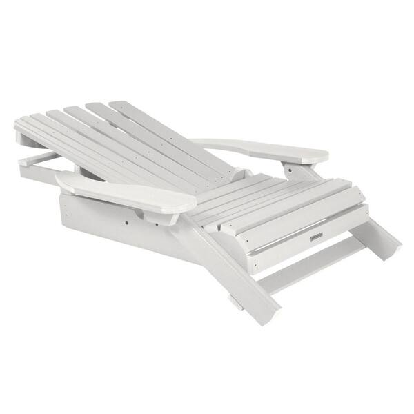 Highwood King Hamilton White Folding and Reclining Recycled
