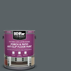 1 gal. #HDC-AC-25 Blue Metal Textured Low-Lustre Enamel Interior/Exterior Porch and Patio Anti-Slip Floor Paint