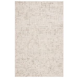 Abstract Gray/Sage 3 ft. x 5 ft. Abstract Linear Area Rug