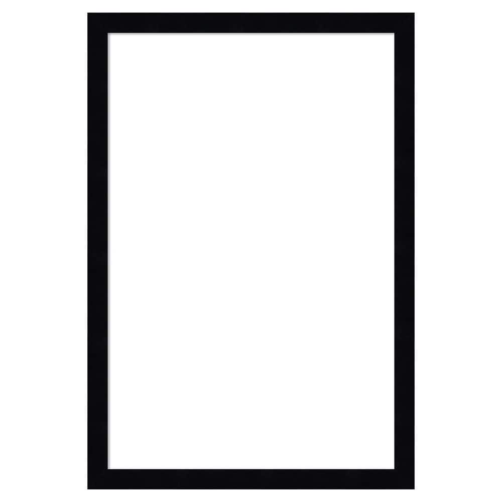 Amanti Art Svelte Noir Black 13 in. x 19 in. Wood Framed Dry Erase ...