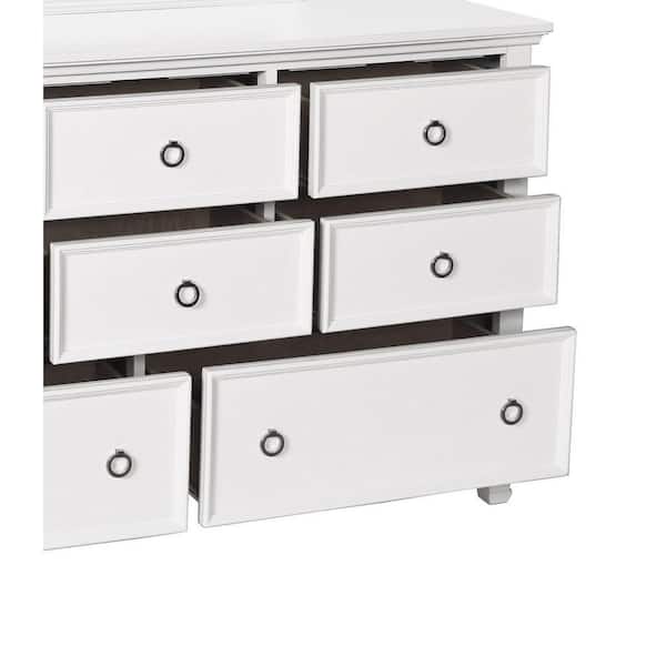 Tamarack White 8-Drawer Dresser