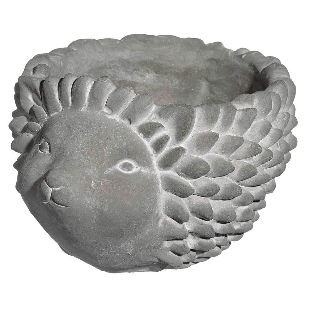 Hedgehog Small Gray Natural Concrete Lightweight Planter with Drainage Holes (5 in. L x 4.25 in. W x 3 in. H) price history on PriceWatchPro