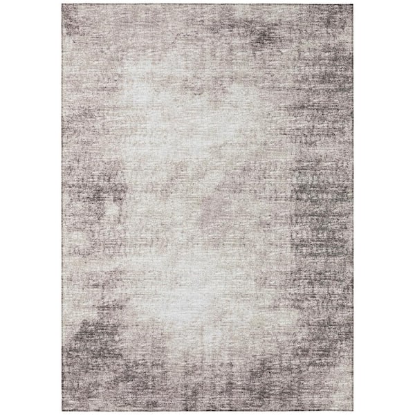 Rylee Brown 10 ft. x 14 ft. Geometric Indoor/Outdoor Area Rug