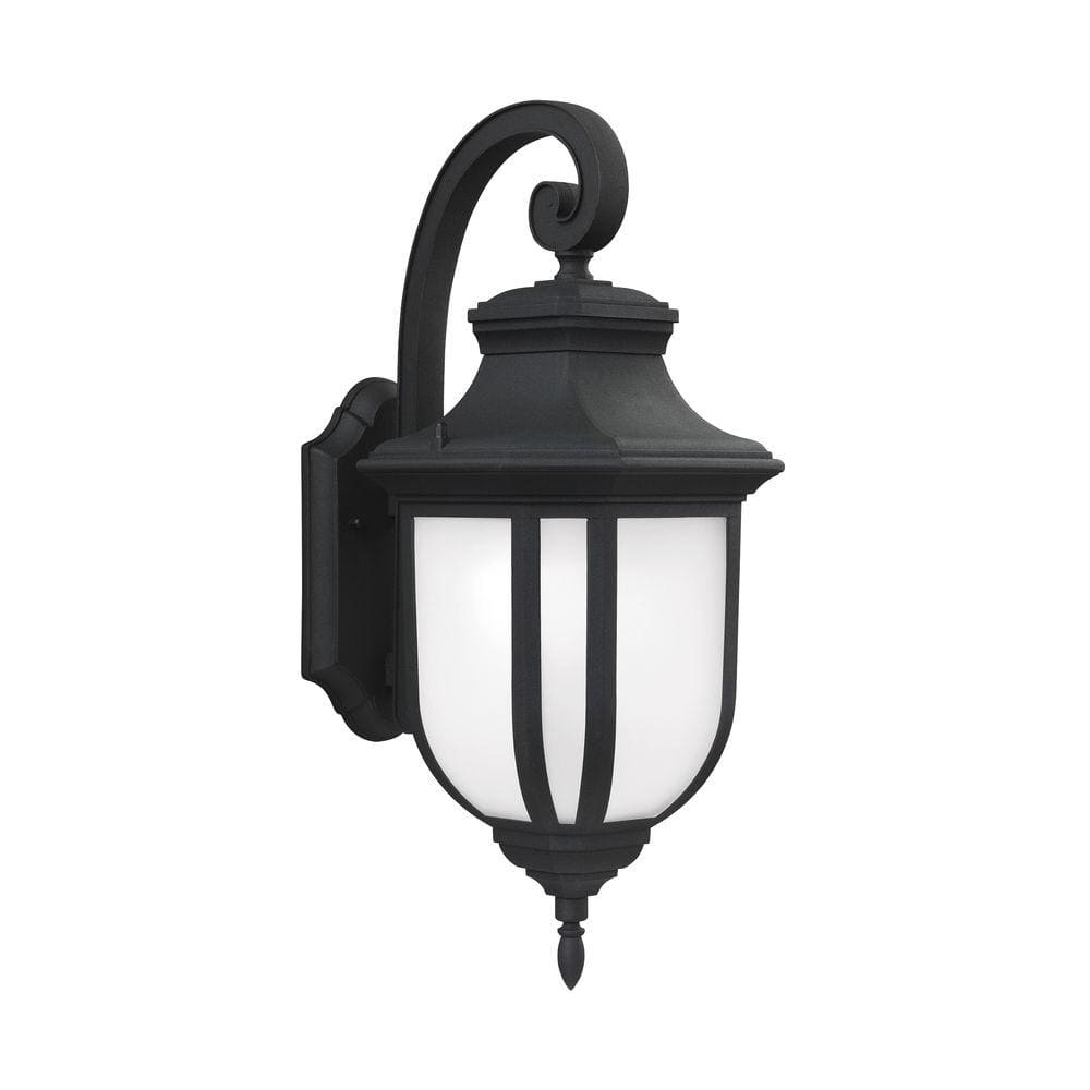 Childress 21.25 in. 1-Light Black Outdoor Wall Lantern Sconce price history on PriceWatchPro