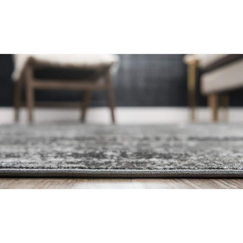 Casino Sofia Dark Grey Square Indoor Easy-Care Rug