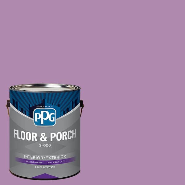 PPG 1 gal. PPG17-08 Heather Glen Satin Interior/Exterior Floor and Porch Paint