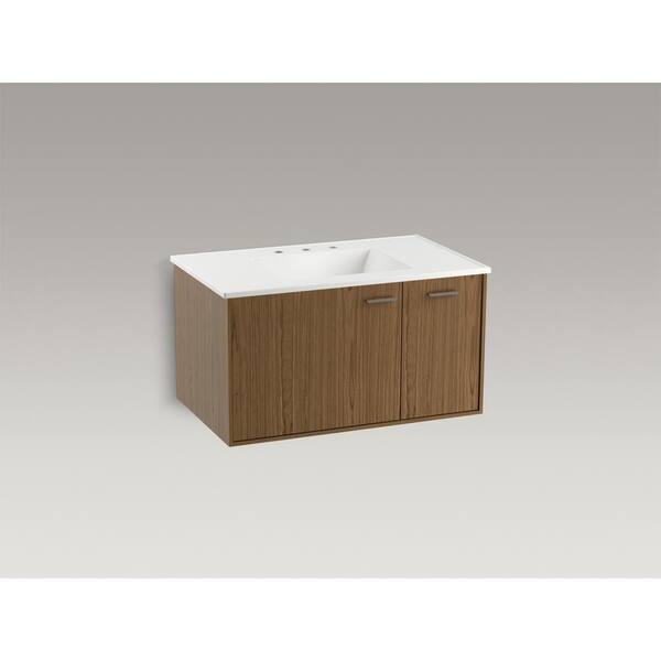 KOHLER Jute 36 in. W x 22 in. D x 20 in. H Bathroom Vanity Cabinet without Top in Linen White