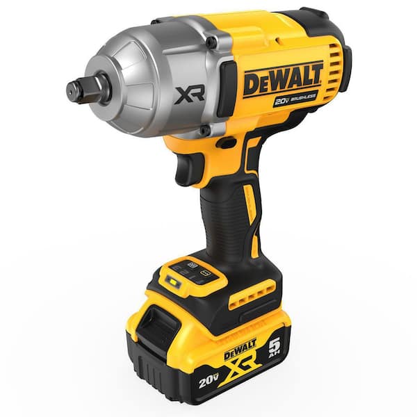 DEWALT 20V MAX Lithium-Ion Cordless 1/2 in. Impact Wrench Kit DCF900P1 -  The Home Depot